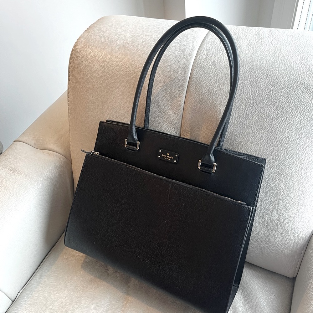 kate spade hard tote